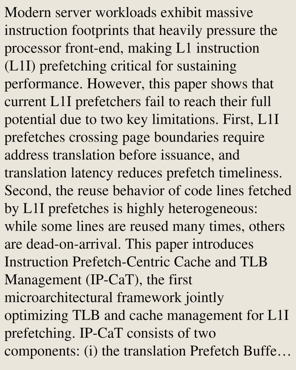 Hardware Architecture Papers tweet media
