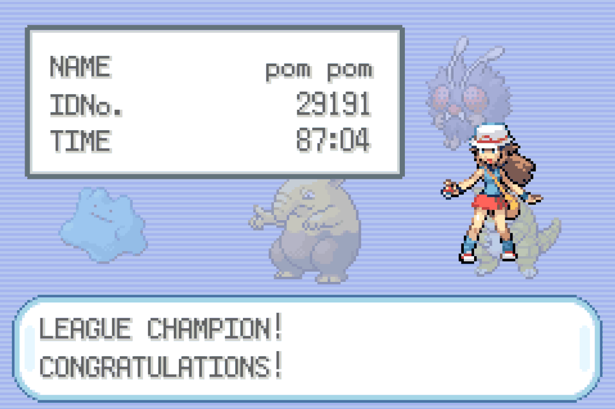 zigzagoober's tweet photo. pokemon leaf green completed with a bunch of adorable critters!

say it with me, ✨ GLIPPY SWEEP ✨ https://t.co/wqusqMuOaG