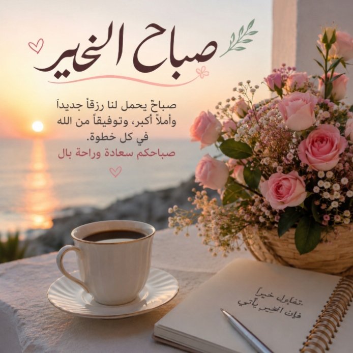ALQASAD01's tweet photo. صباحٌ يليق بالقلوب الطيبة 🤍
اللهم في هذا الصباح ارزقنا راحة البال،
وفرحًا لا يغادر أرواحنا،
وأيامًا أجمل مما نتمنى ✨

#صباح_التفاؤل
#صباح_الأشياء_المُشرقة
#النصر_الهلال https://t.co/WO3AlhYvws