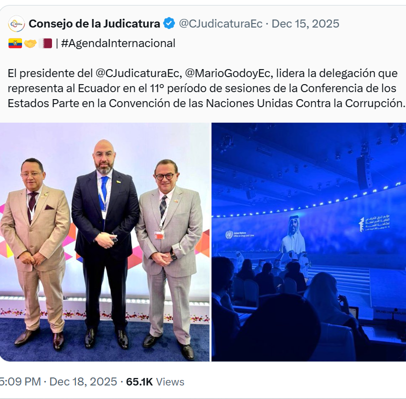 mejoresdiasEC's tweet photo. Inusual incremento en los gastos de la #Contraloría General del Estado durante el ejercicio 2025 en los contratos de Seguridad y Viajes/Transporte.🚨

Entre varias denuncias que recibo de funcionarios de la Contraloría, se repite constantemente la queja: “El contralor tiene más guardaespaldas que el presidente y solo pasa viajando” (incluso a Qatar, justamente el mismo día que #MarioGodoy estuvo allí con su esposa para ... luchar contra la #corrupcion...) 

Ante estos comentarios, decidí revisar los procesos contractuales de la #CGE y, efectivamente, encontré un aumento exponencial en el rubro de viajes:

De $300 mil a $1.3 millones en un año - viajes.

2024: $334.650 (2 contratos, incluido IVA)  
• SIE-CGE-2024-001 (transporte personal de matriz)
• COTS-CGE-2024-001 (pasajes internacionales)  

2025: $1.311.690 (5 contratos, incluido IVA)
• LICS-CGE-2025-005 (pasajes nacionales)
• COTS-CGE-2025-002 (pasajes nacionales)
• LICS-CGE-2025-004 (pasajes internacionales)
• SIE-CGE-2025-007 (transporte personal matriz)
• SIE-CGE-2025-009 (transporte institucional)

De $0 a $2 millones en un año - seguridad.

Aunque es entendible la necesidad de garantizar la seguridad de la matriz de la CGE y del señor #Contralor, sorprenden también los datos del rubro Seguridad:

2024: Ningún contrato bajo este concepto  
2025: $2.147.050 (2 contratos, incluido IVA)
• LICS-CGE-2025-001
• COTS-CGE-2025-001

En total, segun los datos de @SERCOPec solo entre 2024 y 2025, el aumento combinado en los rubros de Seguridad y Viajes y Transporte supera los $3.1 millones (IVA incluido).

Ojalá no amanezcamos mañana con la página de #SERCOP “en mantenimiento” y luego exigiendo un formulario de datos personales para consultar información pública de los procesos contractuales…