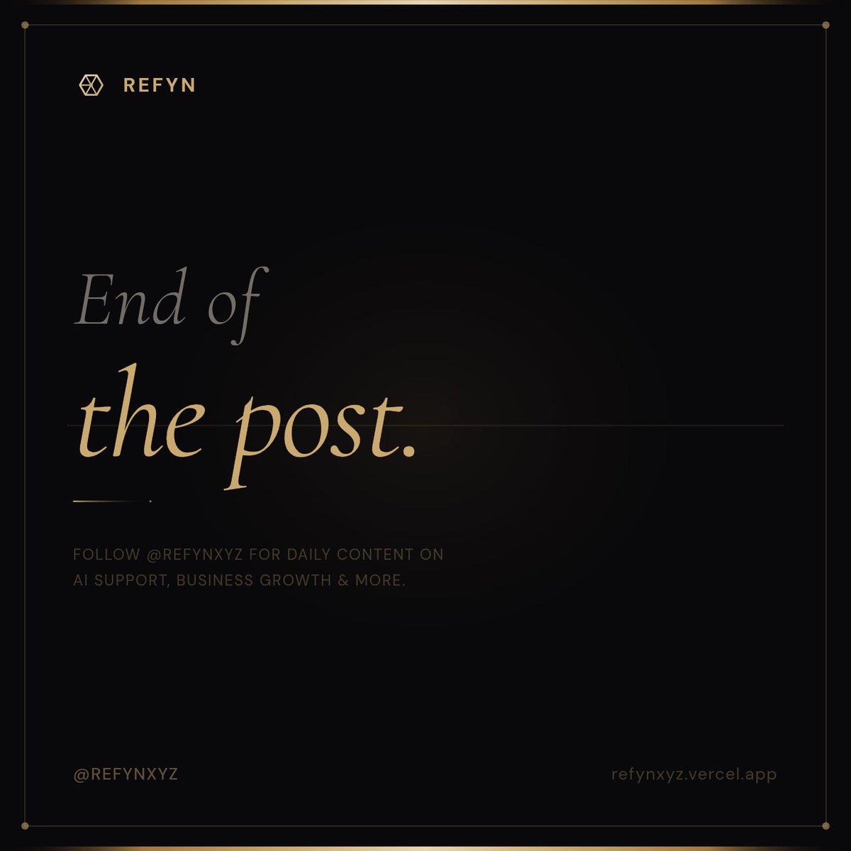 REFYN tweet media