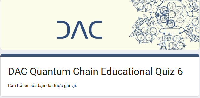 gateairways's tweet photo. Cày 3 tuần rồi mới biết trong discord @dac_chain có form nhiệm vụ [quiz], mọi người hoàn thành sớm nhé.

Cẩn thận user - id discord, dễ nhầm lẫn.
https://t.co/60fiC8cmuX
Answer: B, C, A, A, B, B, A https://t.co/AkqKxMDXIi