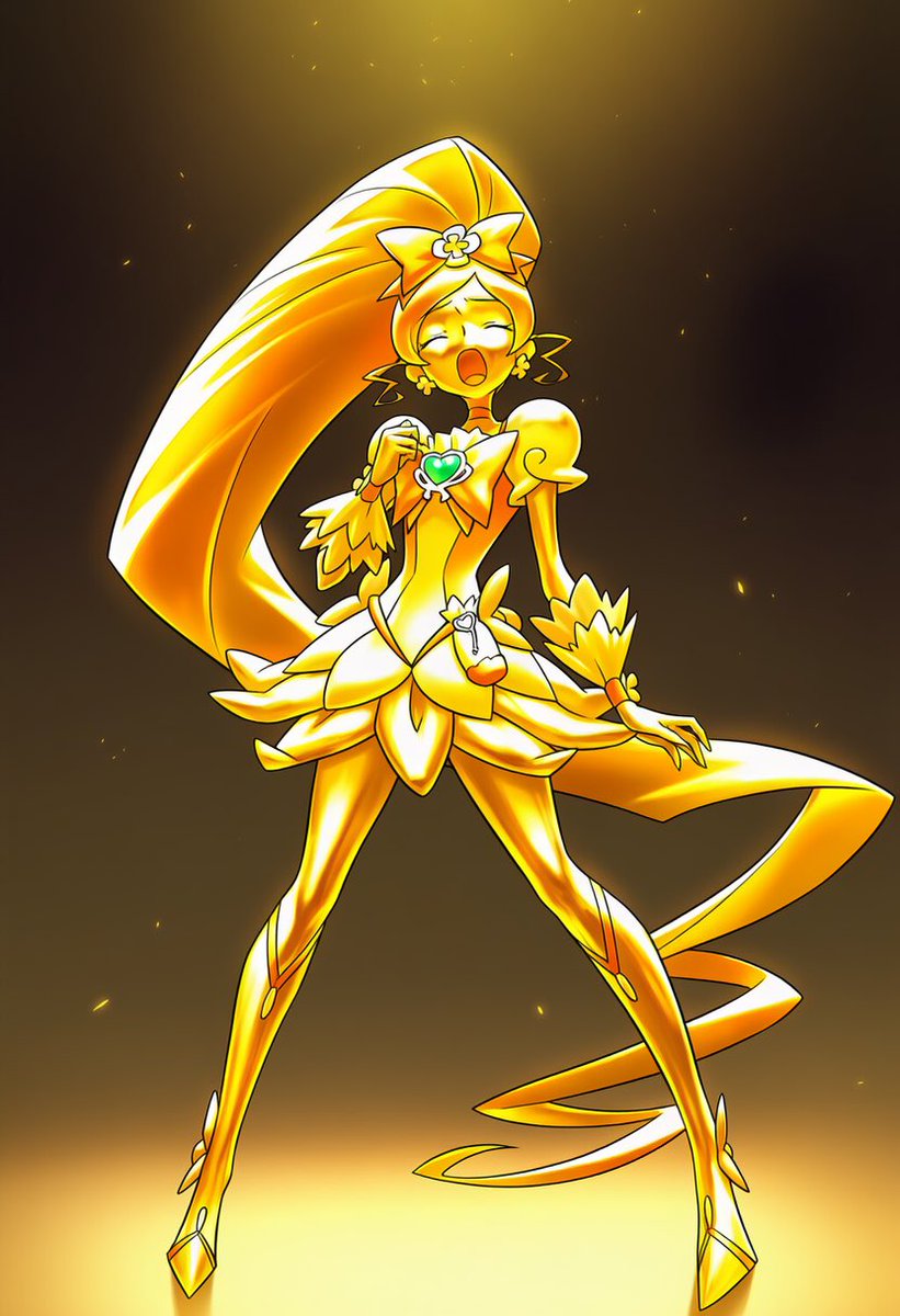 puteragure0's tweet photo. ハートキャッチプリキュア
ジャシュラインにより全員黄金像化 https://t.co/kABl5NoA3e
