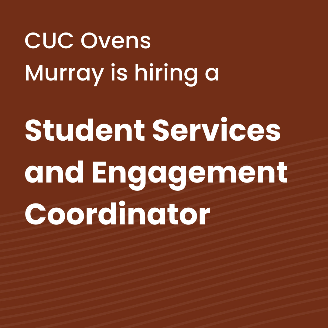 RUSHNetworkAUS's tweet photo. 👀Looking for a change of scenery?

CUC Ovens Murray is hiring a Student Services and Engagement Coordinator.

👉To apply: https://t.co/t37jby12lj https://t.co/COLs9v0Osb