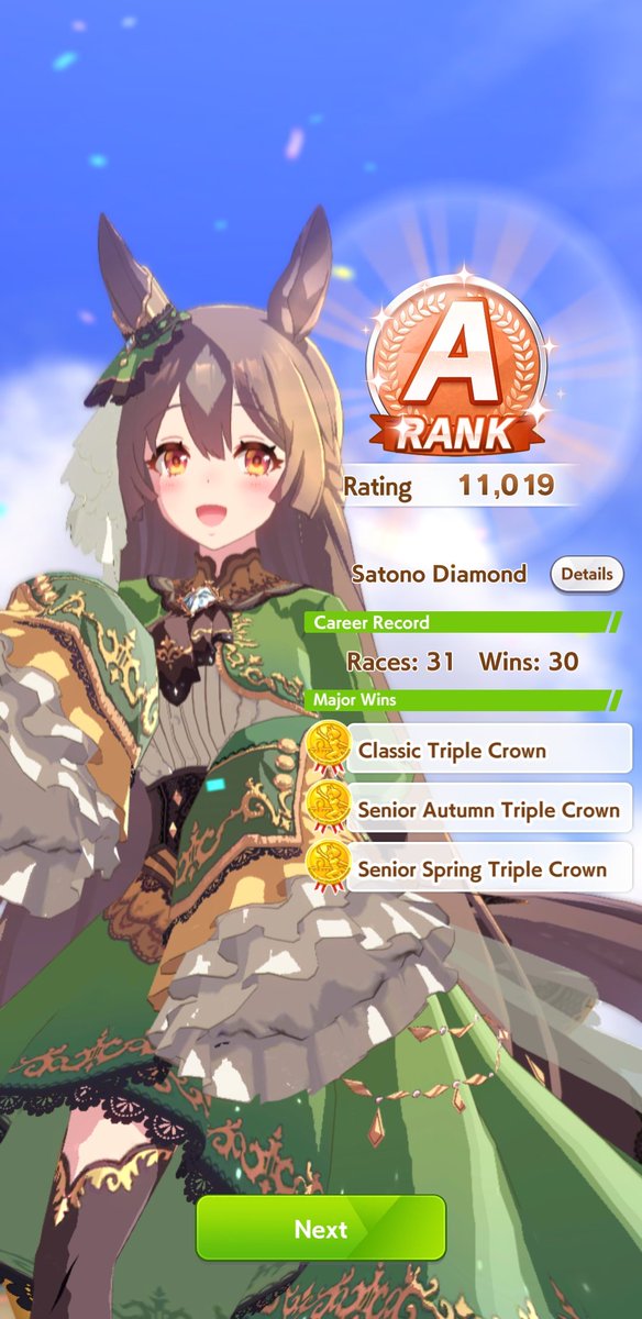 crypticanomaly2's tweet photo. Global players getting S-ranks left and right, meanwhile there's me who's only beginning to break into A-rank
#umamusume https://t.co/JWimlttV1E