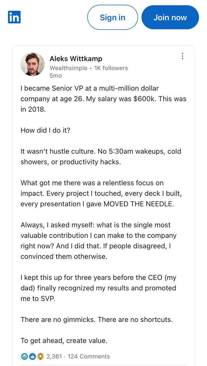 LinkedIn Lunatics tweet media