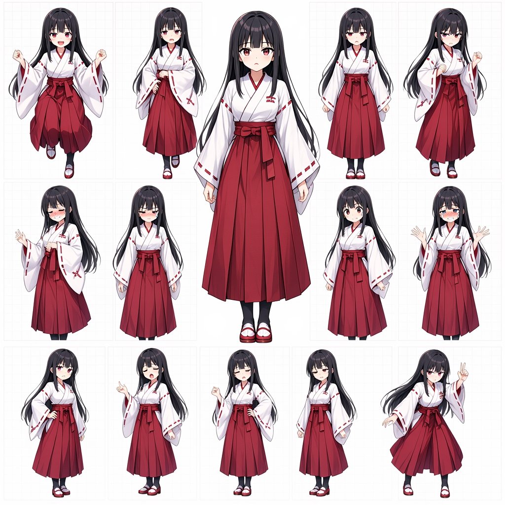 Anime Shrine Maiden Character Sheet
