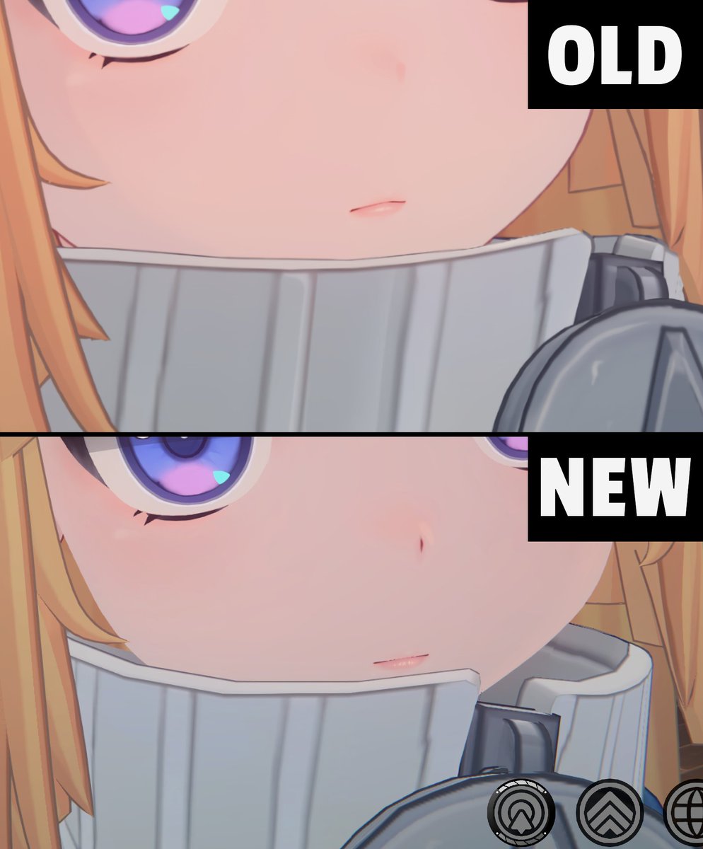 Hideo_Fufujima's tweet photo. They updated Norma's lips, they're now 50% more kissable https://t.co/tOUZm0AjbC