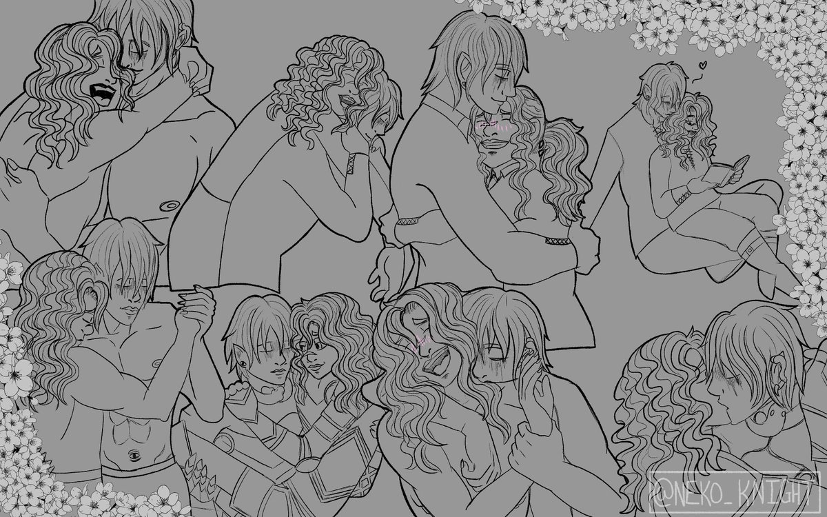 Neko_Knight_'s tweet photo. Solion Sketch page! This is my first ever sketch page ;w; I love these two so much ;w;
References by: DAHAN_Illust/78__DW/Mellon_Soup/Sibi2028/CUNA_UJB
#sketchpage #boylove #ocxoc #hugs #cuddles #romantic #sketches #couple #yaoi #menlovemen #sketch #eldenringoc #blackandwhite https://t.co/PzkRwPeOxx