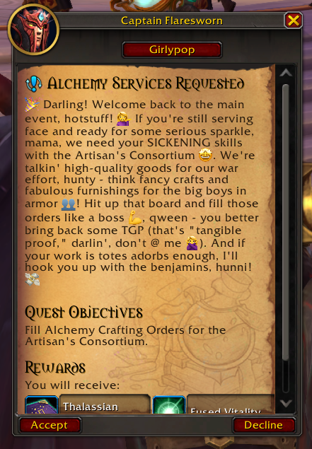 vincextor's tweet photo. I love these new quests! https://t.co/ucWyHAHKx3