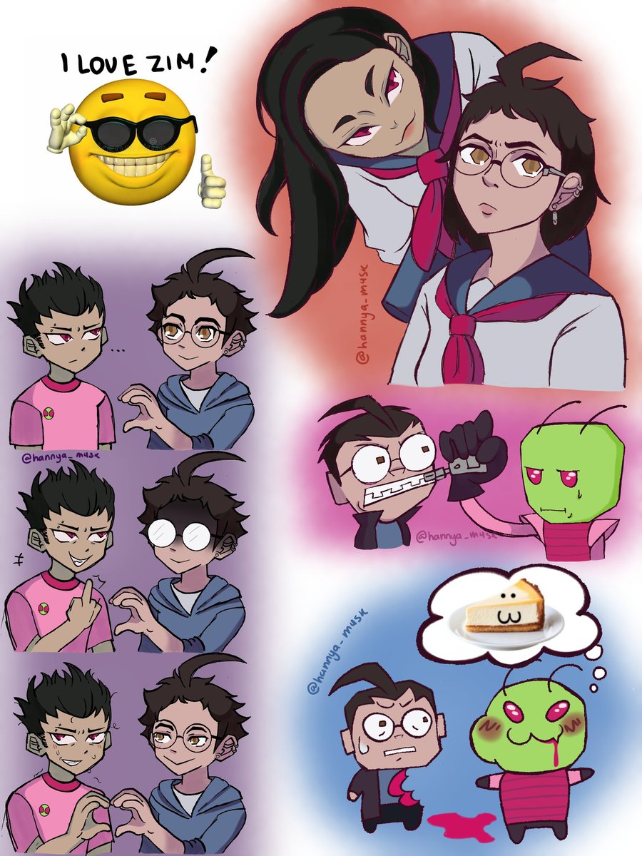 hannya_m4sk's tweet photo. I got bored (*⌒３⌒*)
#invaderzim #zadr #tagr https://t.co/YM9c7O33lO