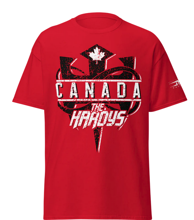 XDFanSite's tweet photo. The Hardys "Canada Infinity Logo" T-Shirt  

🔗 https://t.co/8CfLbAlh4v https://t.co/mZWzKjfaOP