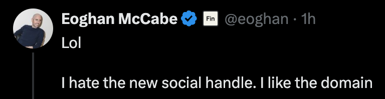 Fin tweet media