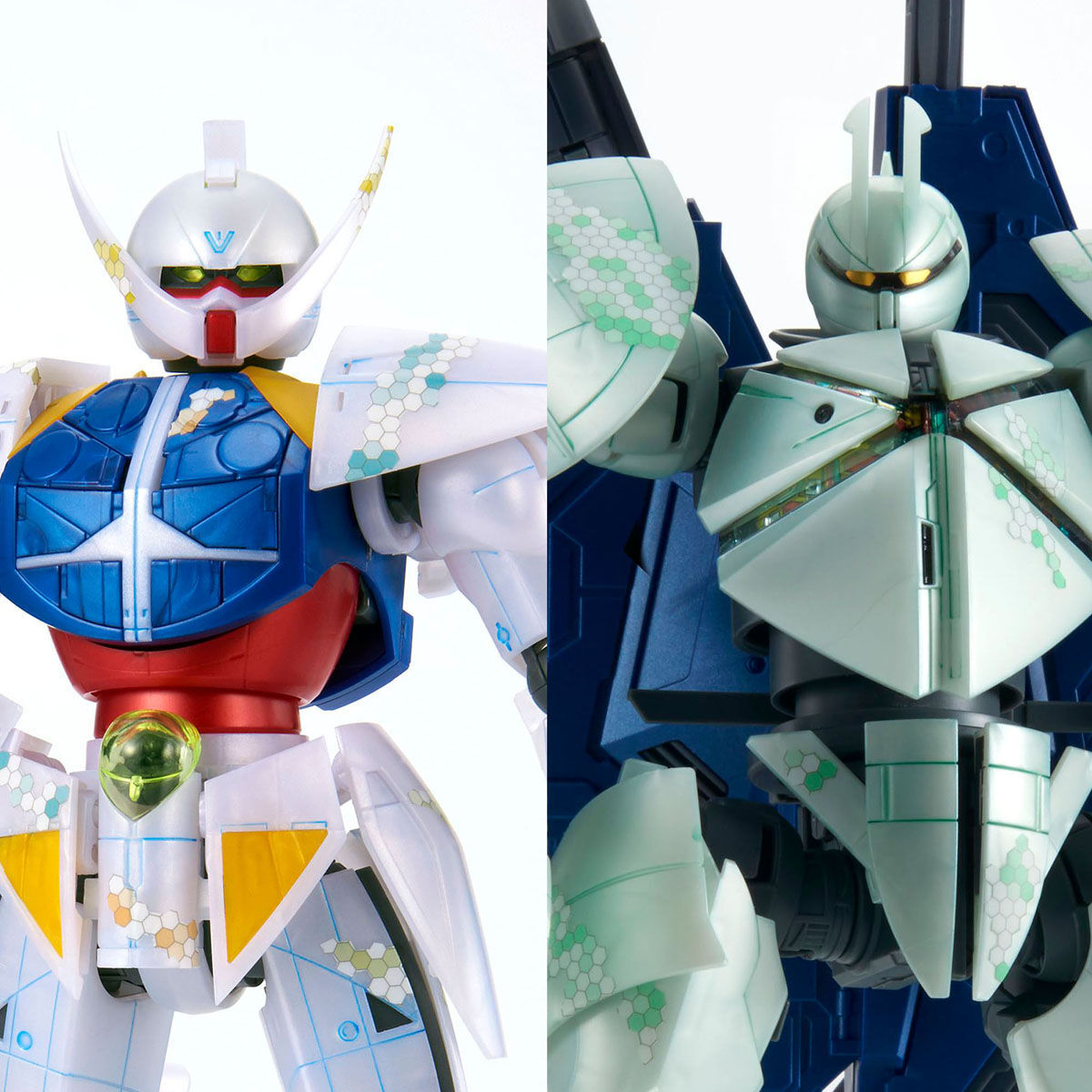 MGガンプラ「∀ガンダム／ターンX［ナノスキンイメージ］」と「月光蝶