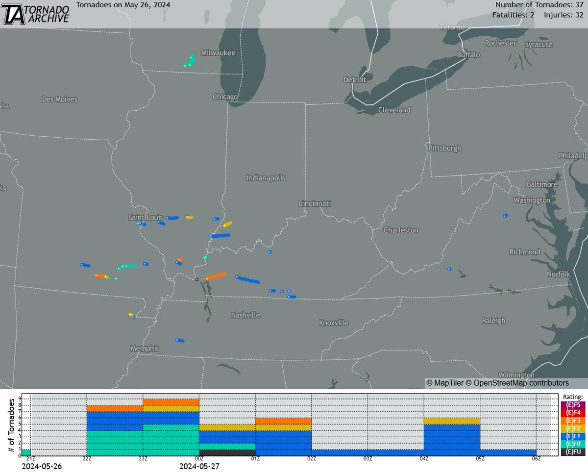 May 26, 2024: A widespread severe weather outbreak impacted numerous ...