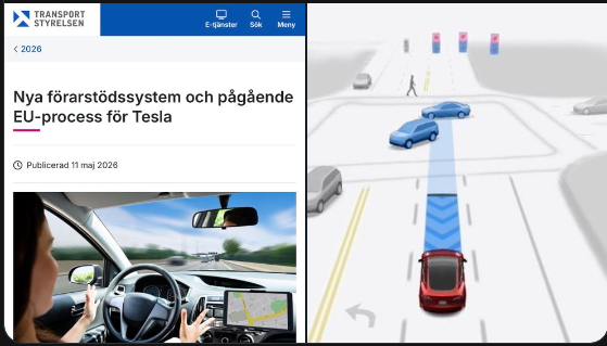 travel_invest's tweet photo. 🚀 🇸🇪 스웨덴이 공식 확인했습니다!

Tesla FSD (Supervised) EU 승인 절차가 순항 중이며,
2026년 여름 또는 가을에 유럽 롤아웃이 가능할 수 있습니다! 🔥

스웨덴 교통청 최신 발표 요약:

✅ EU 형식승인 받은 차량은 스웨덴에서 별도 허가 없이 사용 가능
✅ 2026년 4월 10일 네덜란드 RDW로부터 잠정 EU 승인 획득
✅ 스웨덴, EU 전체 평가 과정에 적극 참여 중
✅ EU 회원국 투표 통과 시 2026 여름~가을 광범위 승인 가능
✅ 이미 훈련된 테스트 드라이버와 함께 스웨덴에서 제한적 FSD 테스트 진행 중
✅ 소비자 활성화는 아직 불가능
✅ 기존 테슬라 차량에도 FSD 승인을 적용할 방안 검토 중

유럽 테슬라 오너 여러분! 
FSD 유럽 출시가 2026년에 현실이 될 거라고 보시나요? 

한국도 어서 FSD 가 전체 자동차에 풀리는 날이 오길 바랍니다. @Korea_land @Tesla_Korea

#Tesla #FSD #TeslaFSD #자율주행 #EV #테슬라 #ElonMusk