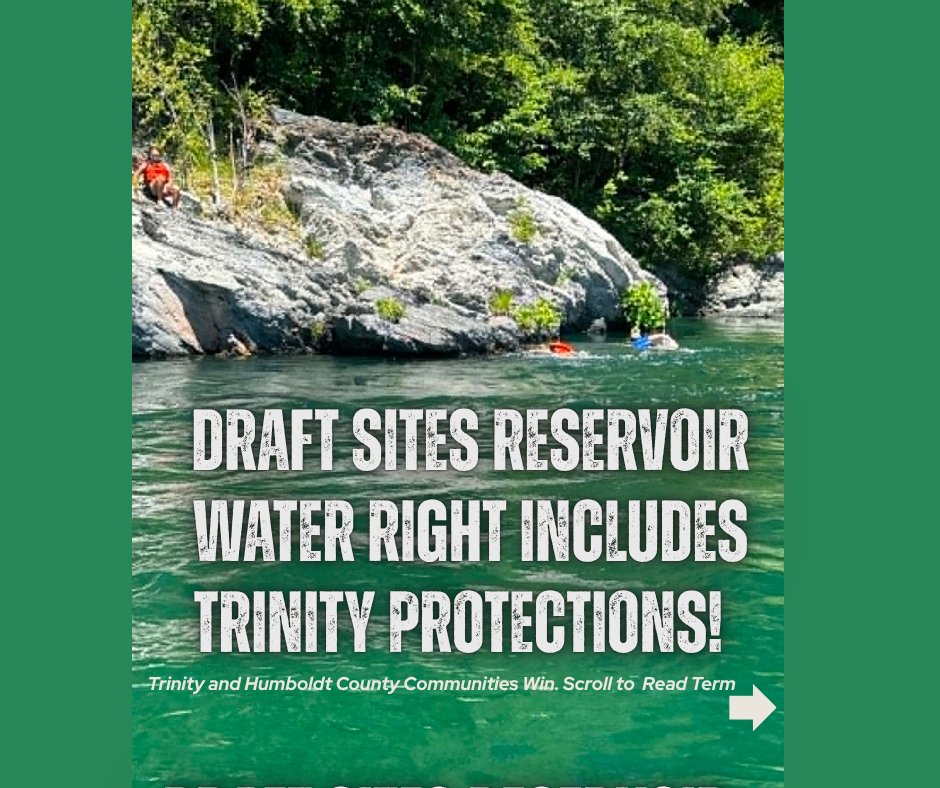 WAprotectors's tweet photo. After years of hearings the draft Sites Reservoir water right has been released, and it includes protections for the #Klamath's largest tributary. This 14,000 acre reservoir is still terrible, but community action led by #nativeyouth works.
#waterislife #CAwater #WaterProtectors https://t.co/DYtqtHM3Nu