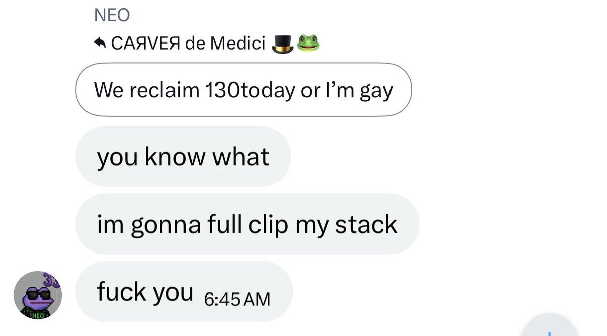 CAЯVEЯ de Medici 🎩🐸 tweet media