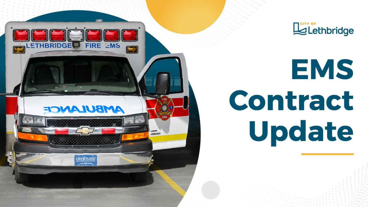 LethbridgeCity's tweet photo. City Council confirmed their decision to not accept EHS Alberta’s contract conditions due to the financial impact on taxpayers.

The City remains open to discussions with partners on options to preserve an integrated Fire &amp; EMS system.

Learn more 👉 https://t.co/fXCa1smiib https://t.co/jc8UyMj20M