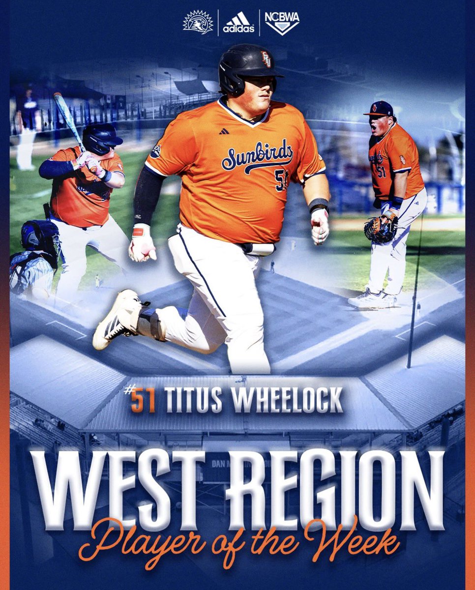 TitusWheelock22's tweet photo. I have decided to Enter the transfer portal as a Redshirt JR

1B/6’1/270lb 
Fresno Pacific University stats and videos 
(2026)

G- 59
Avg-.357
HR- 16
RBI-72
H-70
BB-33
So-27
OPS-1.104
SLG-.648
Fielding %- .995
3x Pac west player of the week 
2x West region player of the week
1x National Player of the week 
First Team all conference 1B
Fresno Pacific single season home-run record