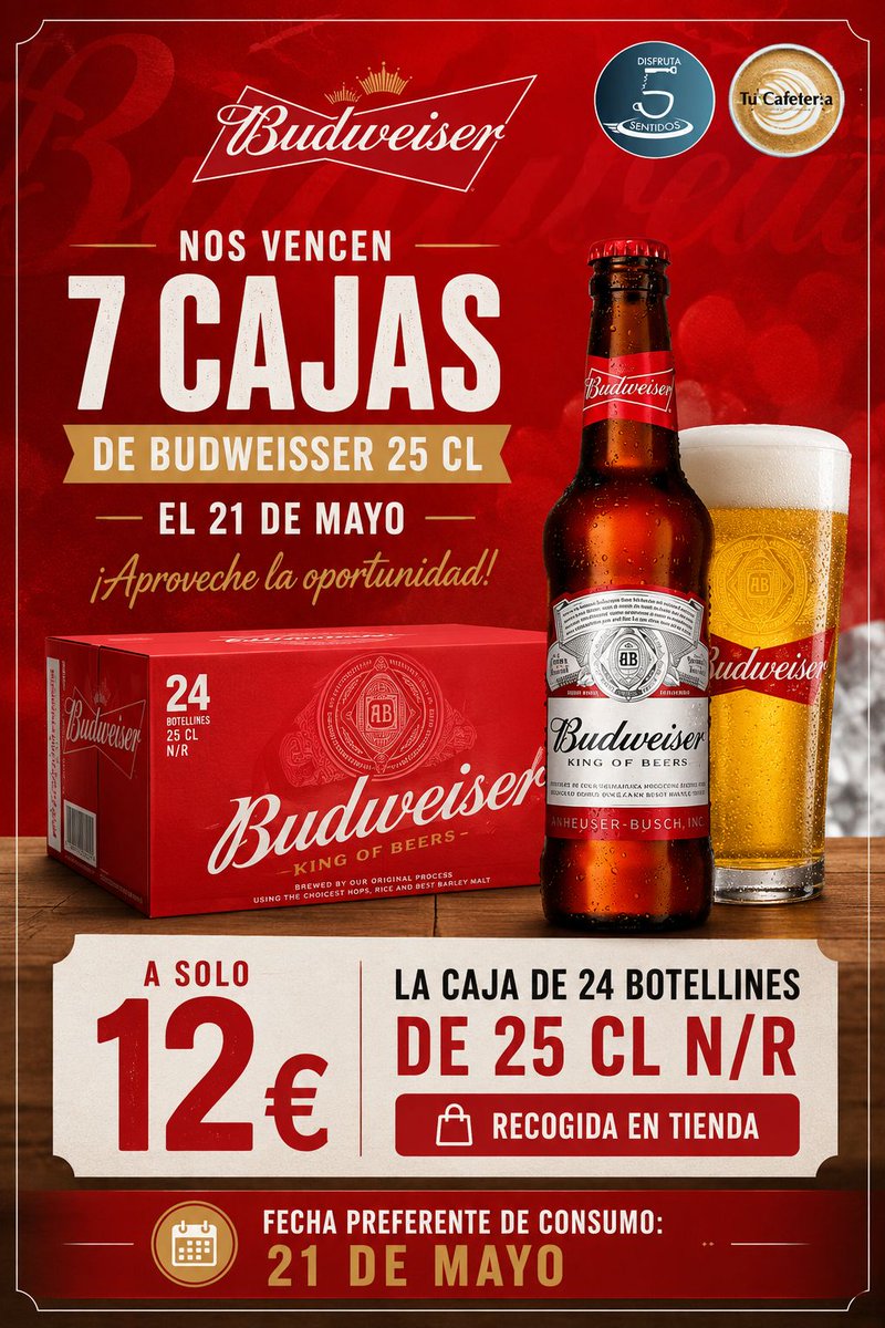 SentidosCinco5's tweet photo. Oferta Fecha Próxima de Consumo Preferente
Te esperamos!
Ingresa en nuestras webs.
https://t.co/Jb9hkfpHvN y https://t.co/ynmZLacTEy
Estamos para servirte.
Calle Luis Mitjans 44 Local 7B
28007 Madrid
Puedes Contactarnos
611433507 https://t.co/fl7HSUVrmv