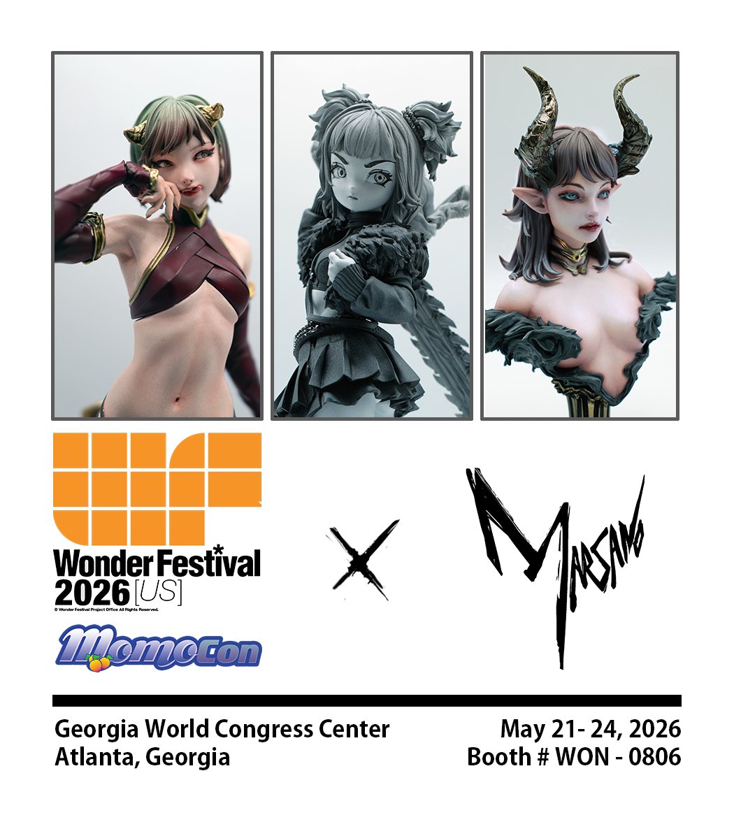 JamesMarsano's tweet photo. I'll be attending Wonder Festival US next week at Momocon! 
It will be my first time in Atlanta!  
Booth # WON - 0806 https://t.co/Qhpe3FE0TM