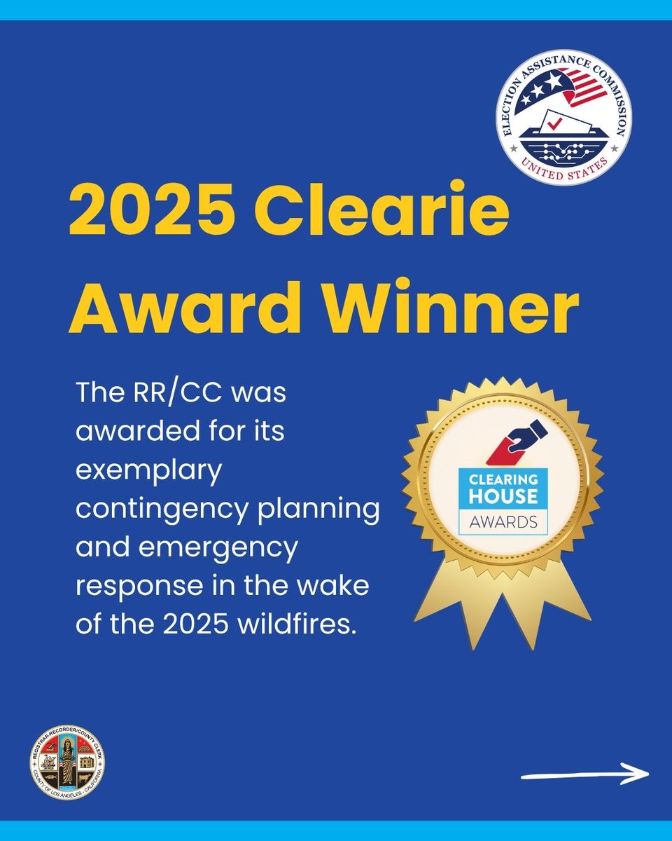 Los Angeles County Registrar-Recorder/County Clerk tweet media
