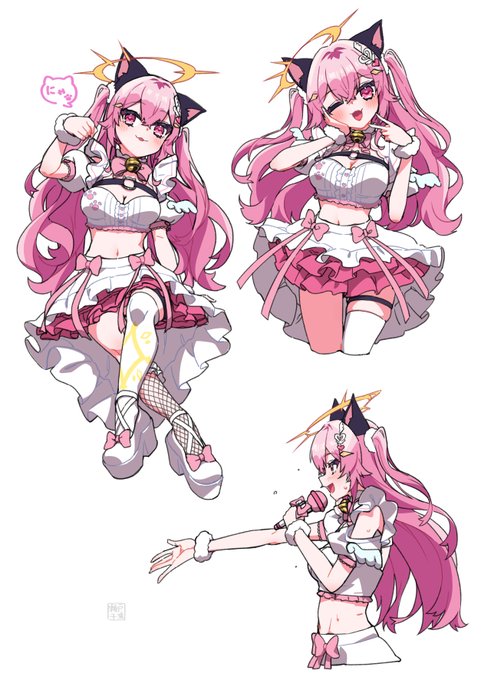 うたのおねえさん🎤
 #絵ねころ 