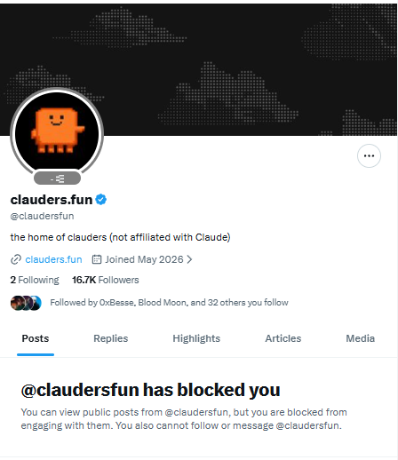 Purple_M0ney's tweet photo. ⚠️BE CAREFUL ⚠️ 

Don't try to mint this scam @claudersfun 

They launched mint, sold all the NFTs, and then re-launched another mint.

Negative comments are also blocked.