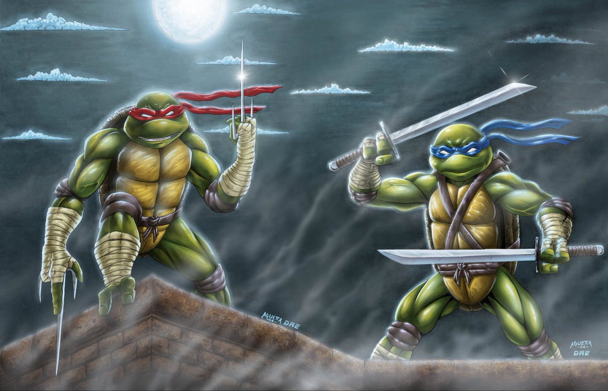 akaButters's tweet photo. Had some fun coloring a new Ninja Turtle for @DeathMetalHero. He will be selling the print at Hero’s Con. https://t.co/d6sZ40nsZy