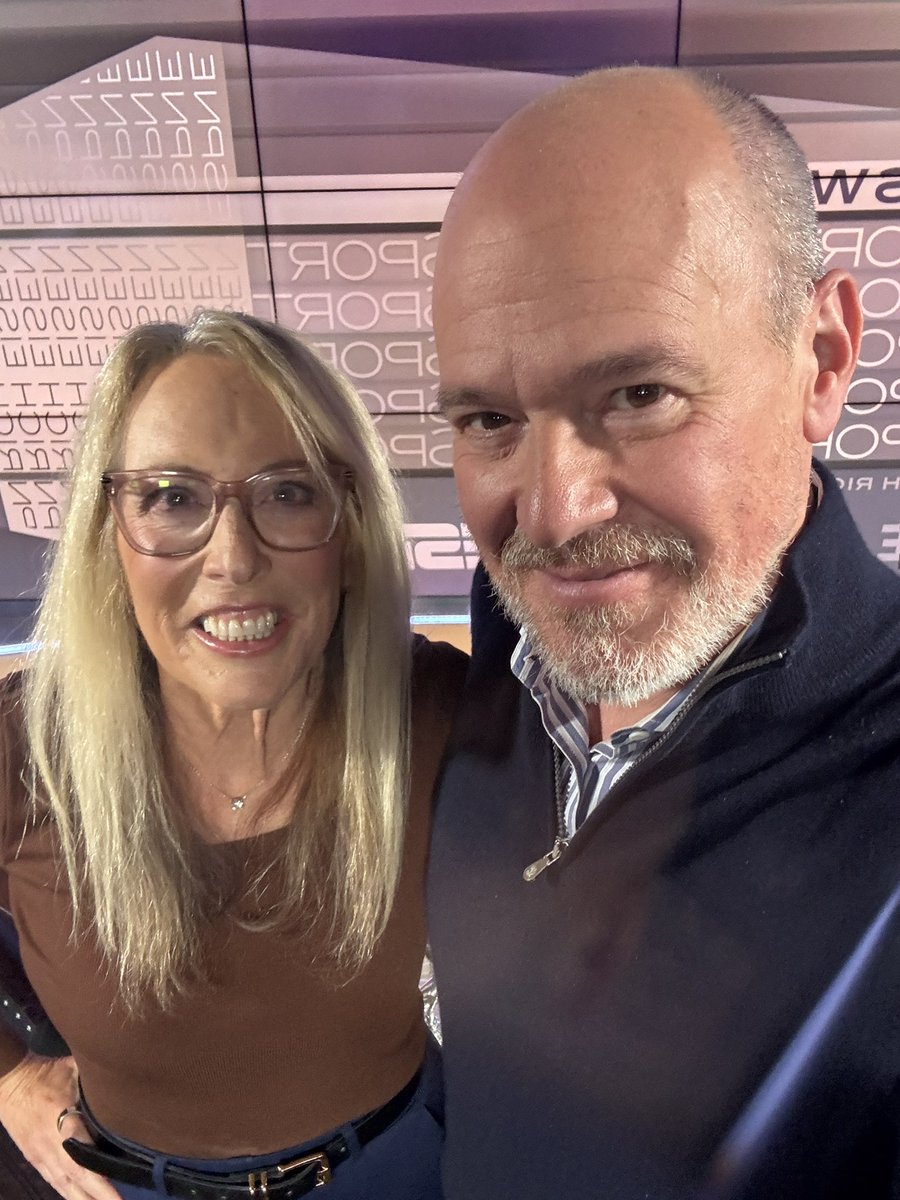 lindacohn's tweet photo. So great to share laughs and memories with my good friend @richeisen as we looked back on our days together on @SportsCenter. Coming in June on  the @RichEisenShow, the first installment of “That Was Sportscenter”.😀 https://t.co/9yBiLcMMeT