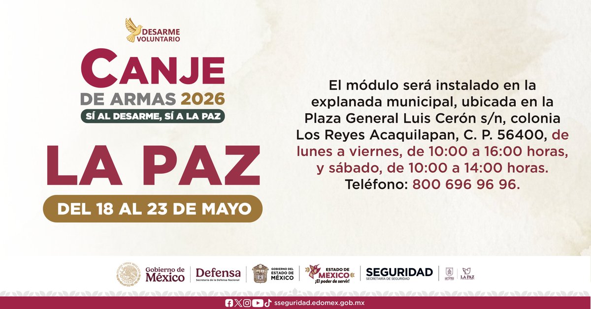 Secretaría de Seguridad del Estado de México tweet media
