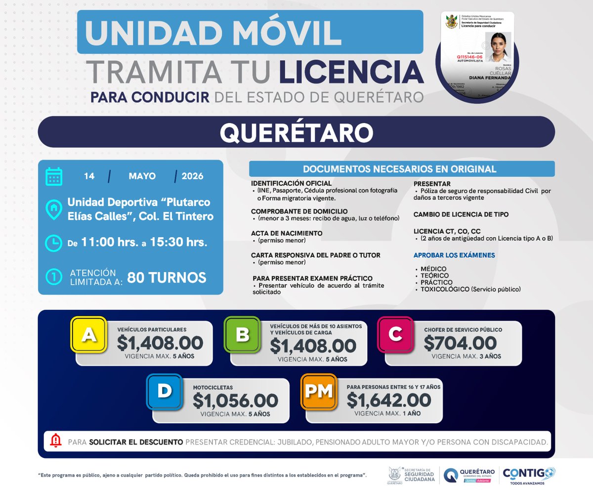 Secretaría de Seguridad Ciudadana de Querétaro tweet media