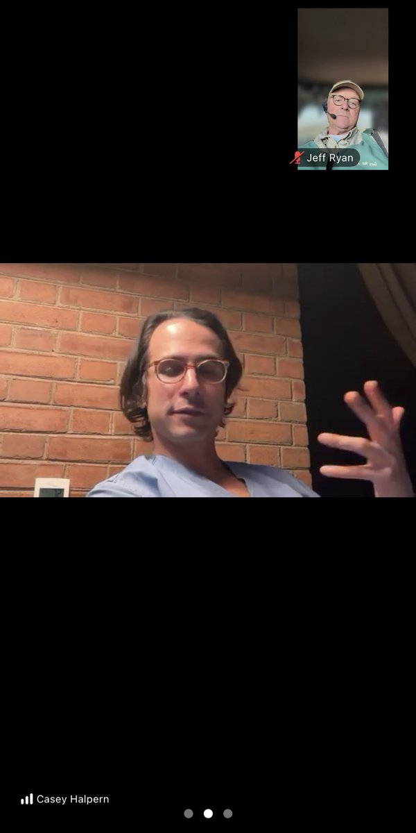 GuyNo2's tweet photo. There is a Zoom meeting for people with, or interested in DBS surgery. I’ve been attending for years, usually while at work.

Tonight was Dr Casey Halpern of Penn Medical. Love this surgeon! 12/10 on personality. If you have questions, DM me. 

https://t.co/TUXVBay7T5 https://t.co/TKtm7Qyd31