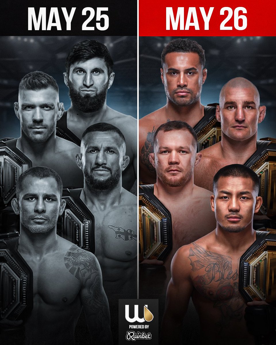 WestTillDeath's tweet photo. 1 year later… A new era of Champions 👀

#ufc #mma #champions https://t.co/3b7runhqQI