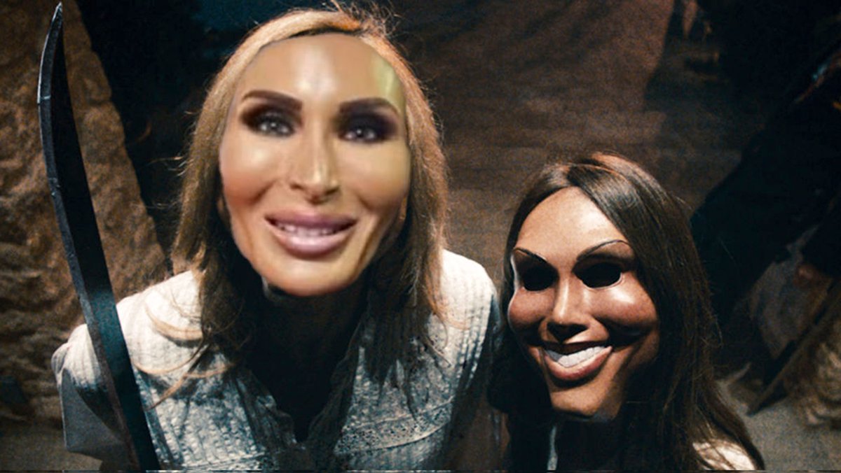 ZyearO's tweet photo. @LauraLoomer looks exactly like that bitch from The Purge https://t.co/h1wB4LHuNJ