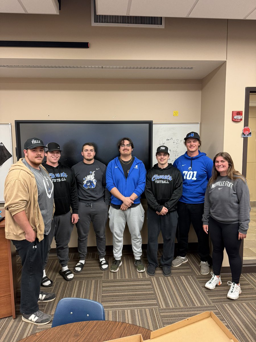 MaSUDECA's tweet photo. Dundy’s! At our final MSU DECA meeting, we celebrated the Dundy Awards, recognized seniors, and elected the 2026–2027 officer team:

2026–2027 Officer Team:
Kadyn — President
Isabel — VP
Jake — PR
Samuel — Finance
Bode — Passports
Brock — Fundraising
Tim — Member Relations https://t.co/HTgqkWl0pV