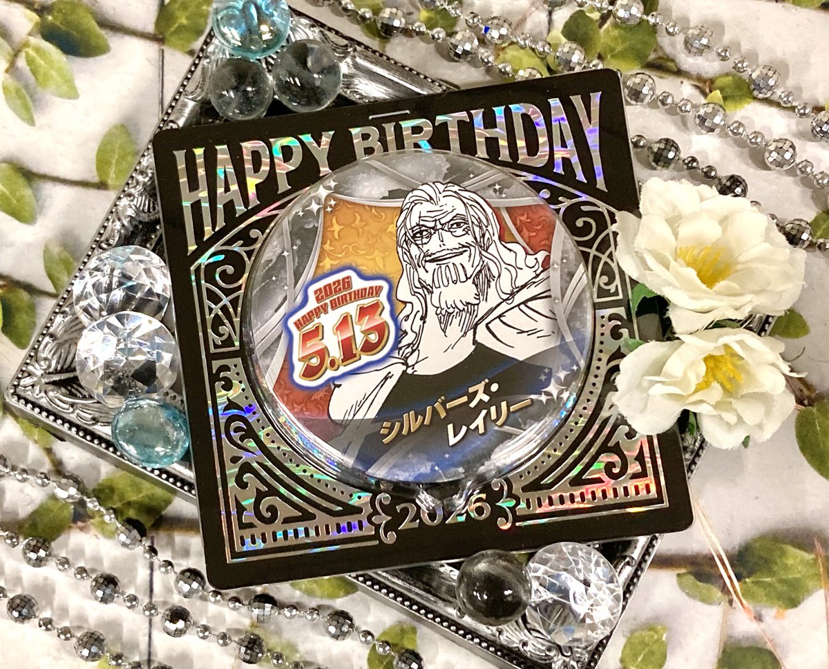 新商品】原画商品 『ONE PIECE』 バースデイ缶バッジ シルバーズ