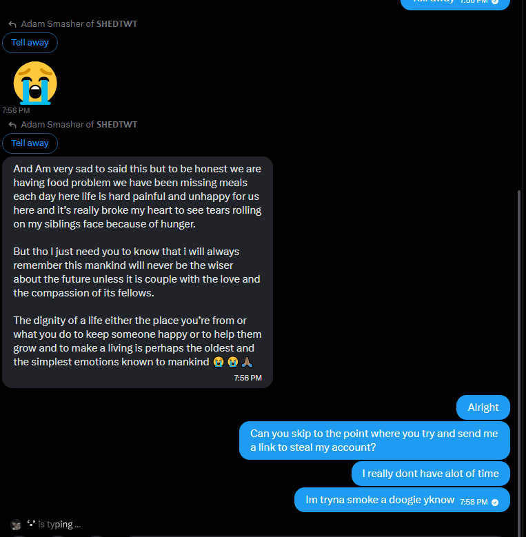 Adam Smasher of 𝗦𝗛𝗘𝗗𝗧𝗪𝗧 tweet media