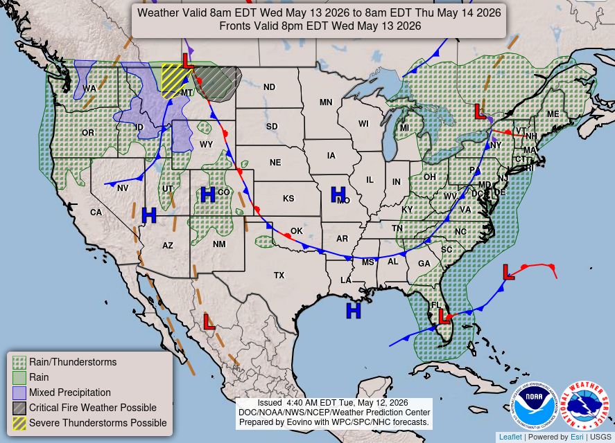 National Weather Service tweet media