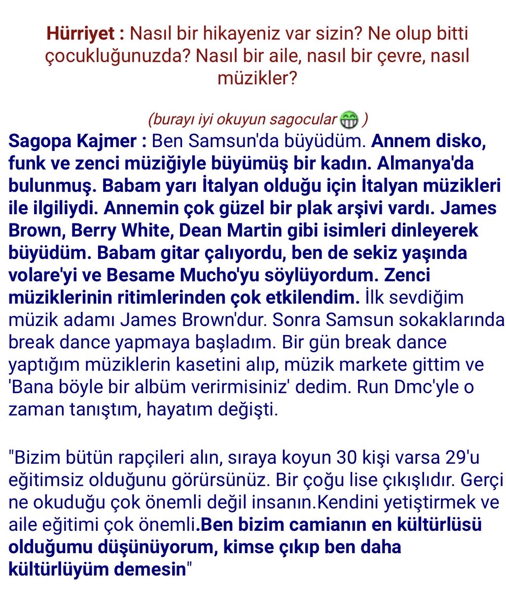 oldsago1's tweet photo. -Babam yarı İtalyan olduğu için İtalyan müzikleri ile ilgiliydi…..

-Ben bizim camianın en kültürlüsü olduğumu düşünüyorum, kimse çıkıp ben daha kültürlüyüm demesin…
@Sagopakajmerrap (2005) https://t.co/4QrM3upC5A