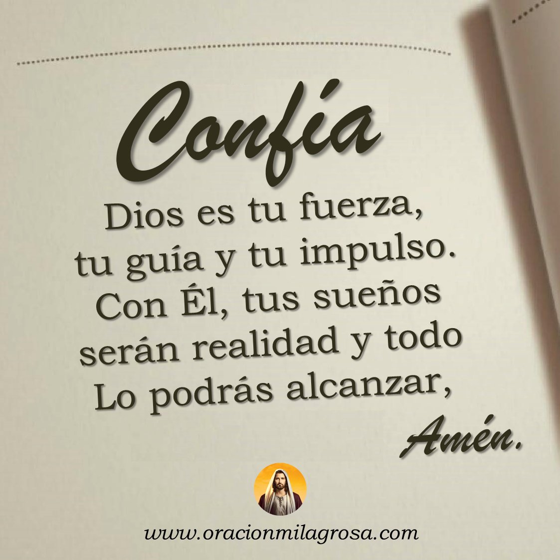 oracion_milagro's tweet photo. TODO LO PUEDO EN CRISTO QUE ME FORTALECE: Te invitamos a recibir estas inspiradoras palabras, que te recordaran que con Cristo de tu lado, no existen límites, los sueños se alcanzan y la vida se llena de paz, bendiciones y milagros.

Mira este video en: https://t.co/AecbEvTUkE 🍂