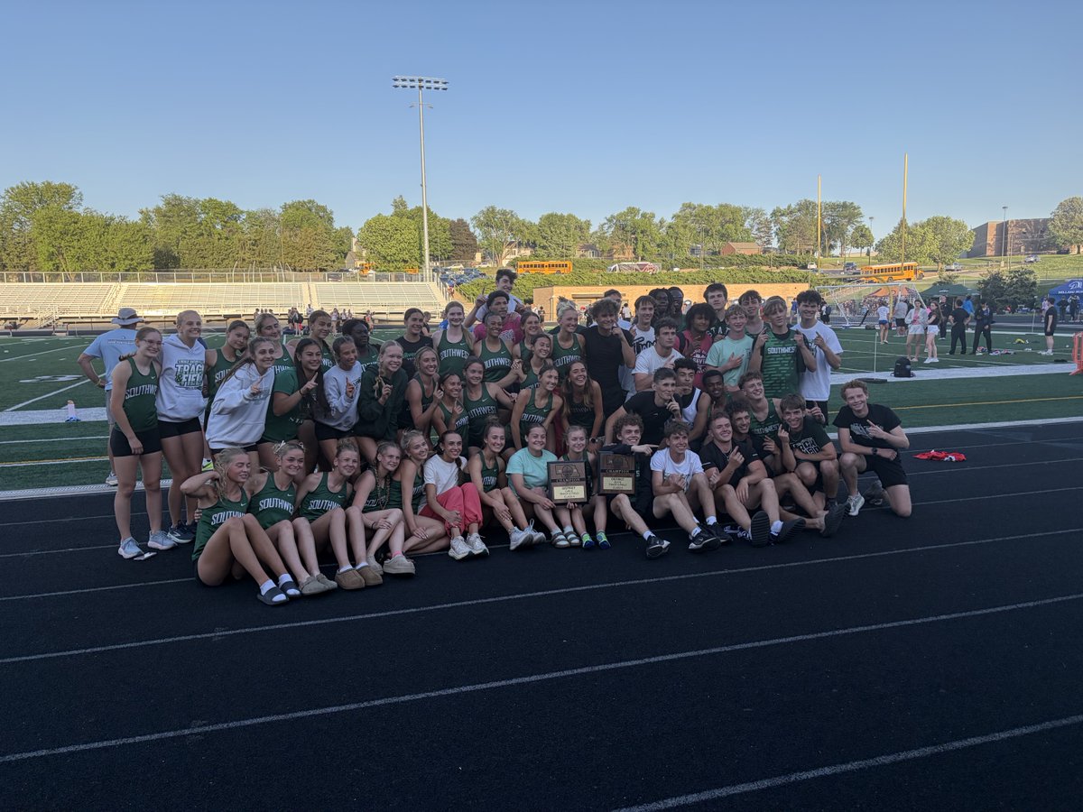 lsw_track's tweet photo. Congratulations to the boys and girls for winning the A2 district in Millard.  On to state. https://t.co/xYHSBZkQW1