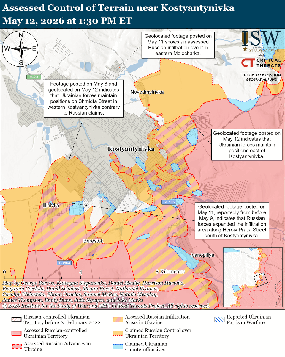 Institute for the Study of War tweet media