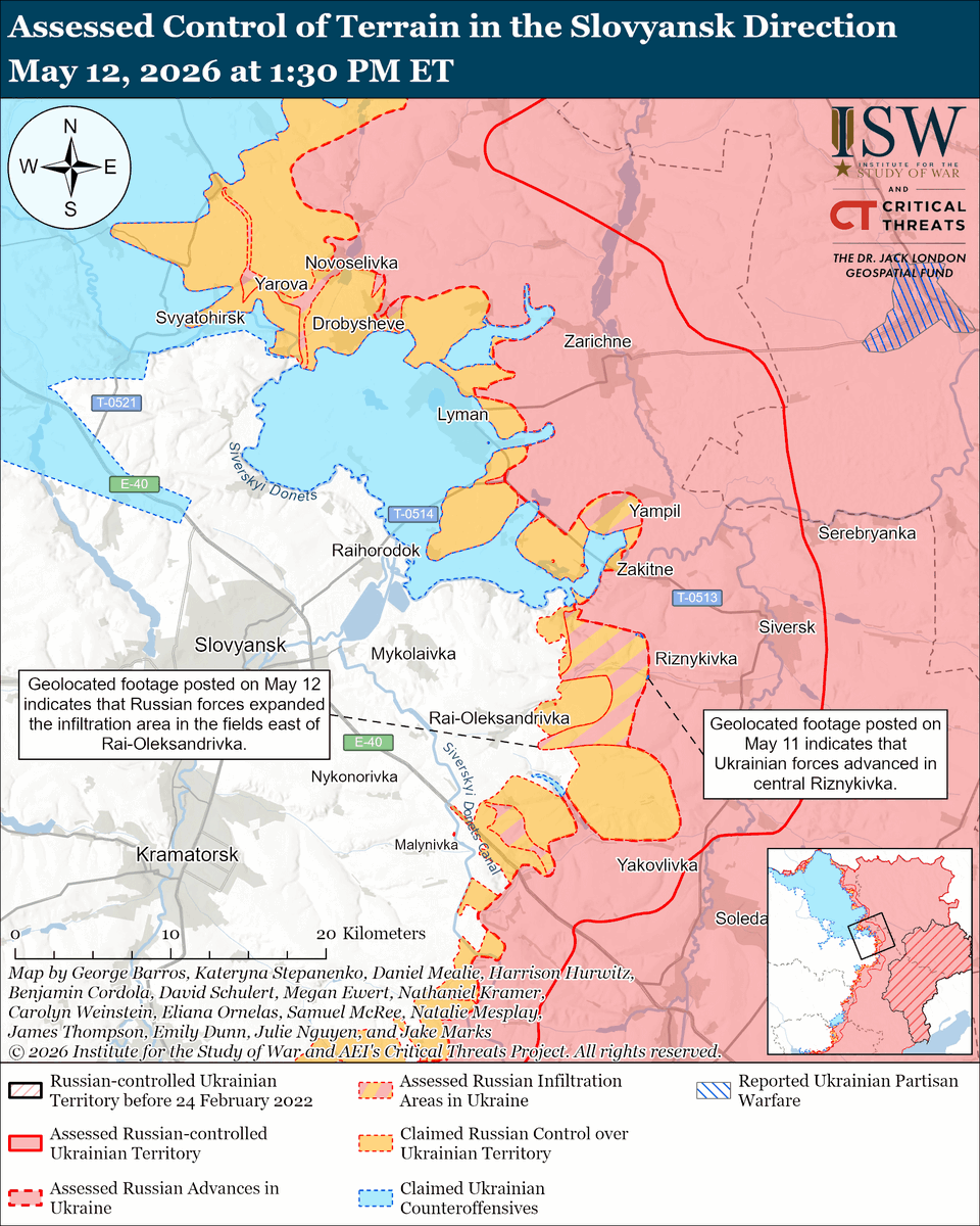 Institute for the Study of War tweet media