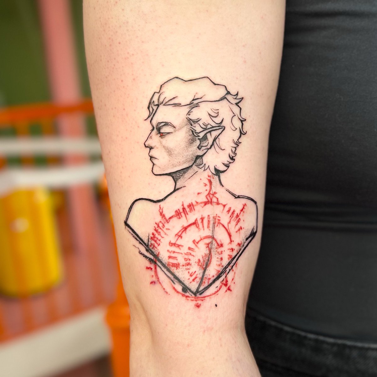 0tarcie's tweet photo. Oh and btw I’m a tattoo artist as well!
Here are some of my works 💖
I’m tattooing in Poland and sometimes guest spotting at Edinburgh ⭐️
#flemeth #dragonage #baldursgate #astarion #atla #appa #thesims #cowplant #gametattoo #tattoo #Edinburgh #poland #scotland #Łódź https://t.co/8eMfHsSXmI