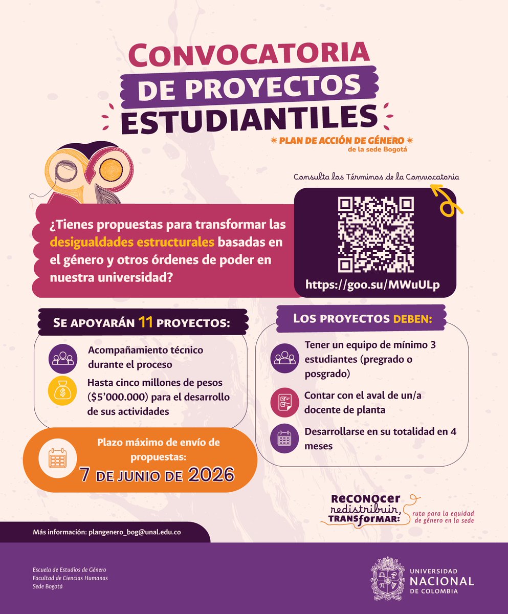 Escuela de Estudios de Género - UNAL - tweet media
