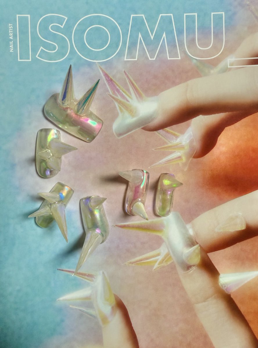 isomuuu's tweet photo. NAILON 
NAIL EX ➕NYLON JAPAN

ISSUE 03 に私のネイル作品を
掲載していただきました！

ありがとうございます🎀

アートブックが最高にオシャレなので
ぜひご購入ください🫶

#nailon #ネイロン https://t.co/w4pfVs8qLJ