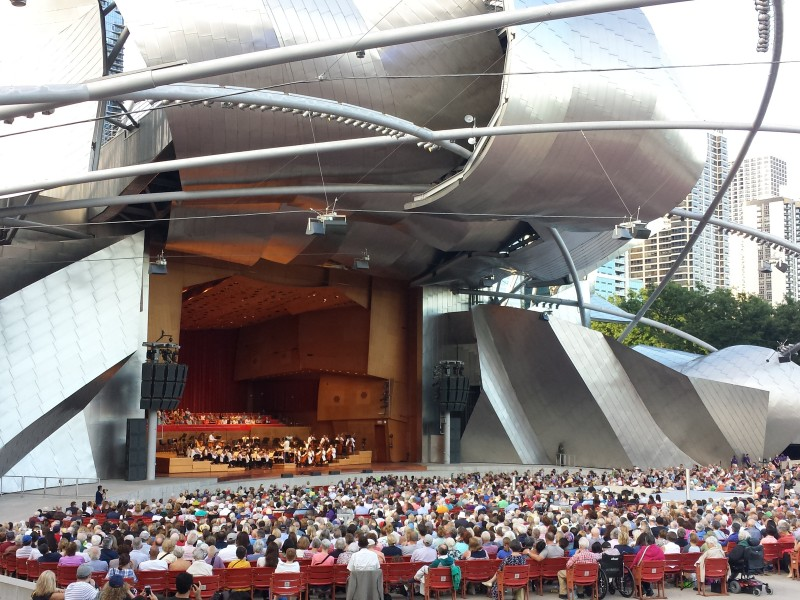 ZeroNos__'s tweet photo. @SeanRossSapp Jay Pritzker Pavilion https://t.co/cwTFkm1GUP