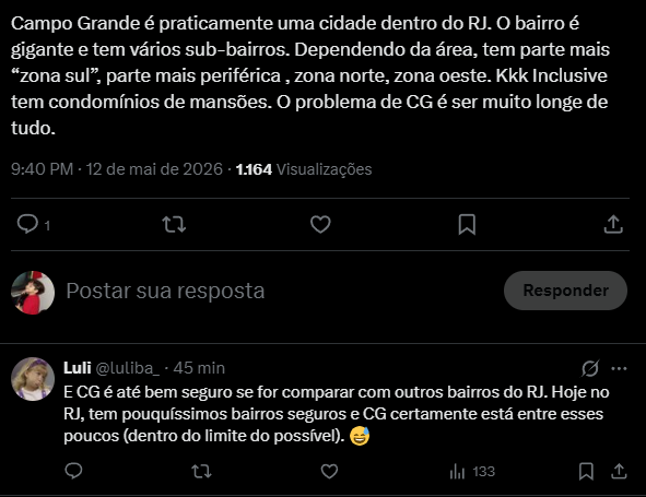 onlydojotinha's tweet photo. @felipezlp @meentendan @centralreality Preguiça de discutir com gente ignorante, qualquer bairro no rio de janeiro é alvo da criminalidade, ainda mais quando se trata de um bairro do tamanho de um MUNICÍPIO. https://t.co/m0q45SFkGd